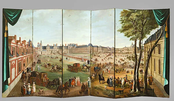 lich su folding screen history paravent