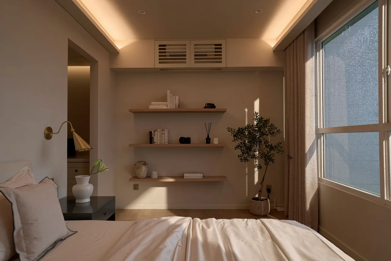 phong ngu noi that moc mac trung tinh vietline interior design