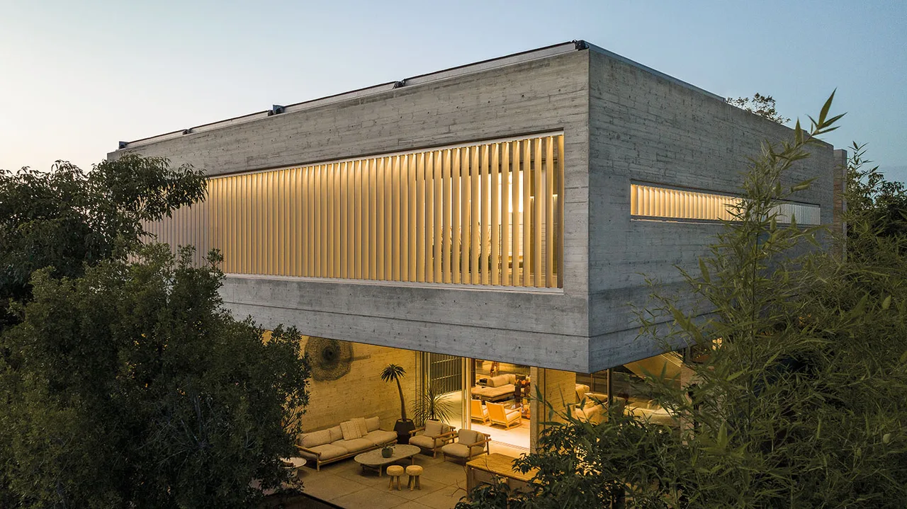 Biet thu Brutalist 3