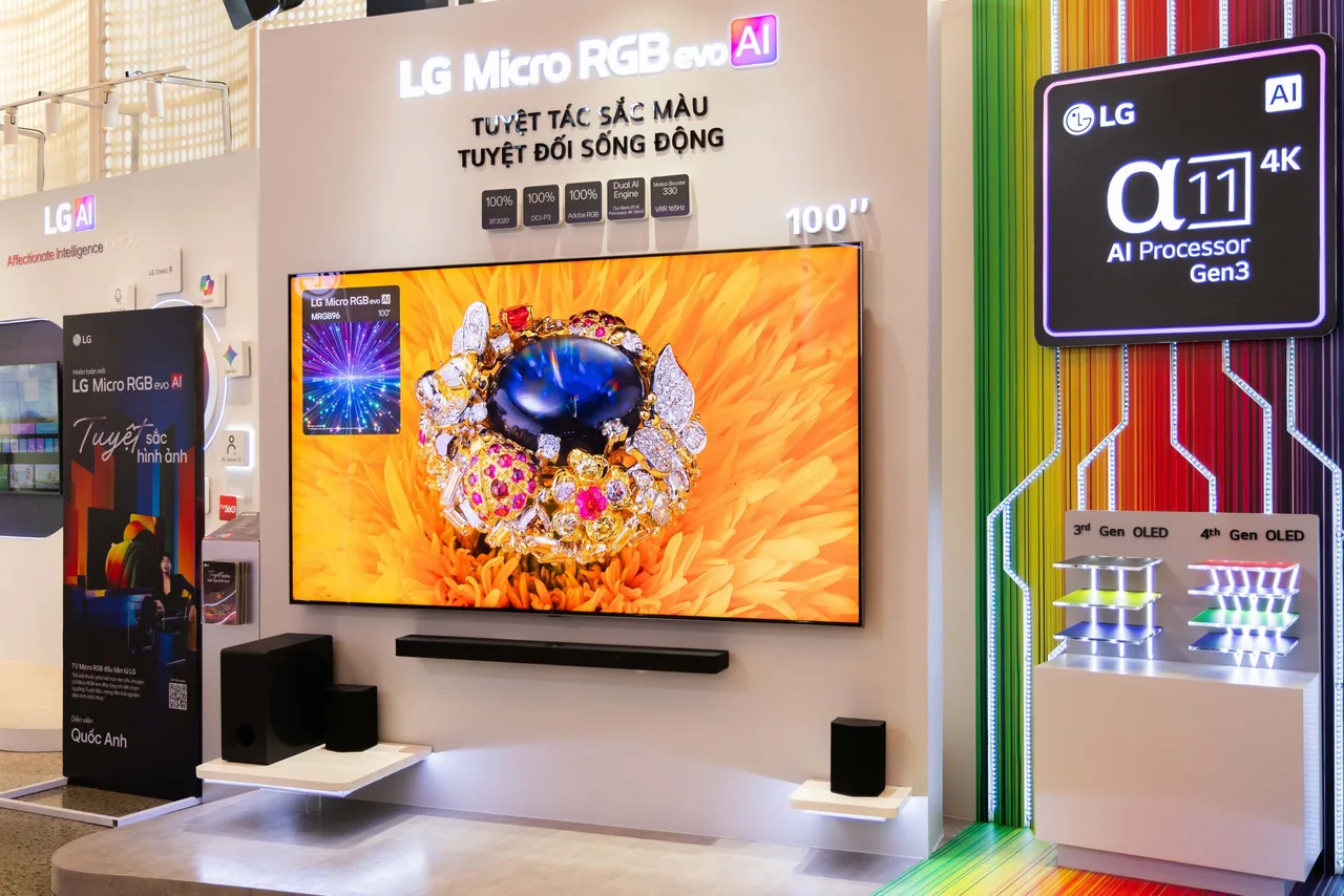 tv lg micro rgb evo ai 2026 giai tri dien tu gia dung
