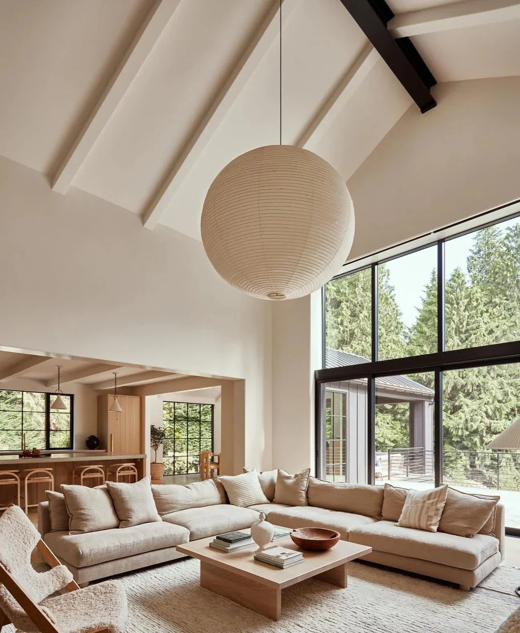 den treo pendant light Akari Light Isamu Noguchi