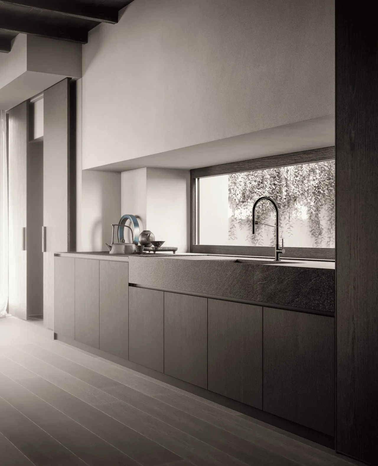 kitchen counter kitchen table MATERIKA Pedini