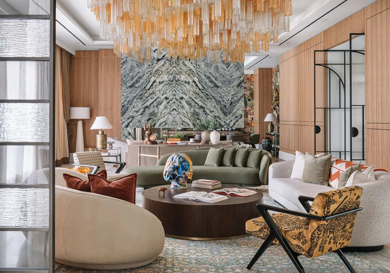 noi that maximalism phong khach orchard house