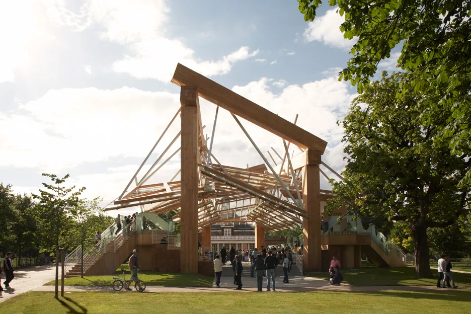 Serpentine Pavilion Anh kien truc su Frank Gehry