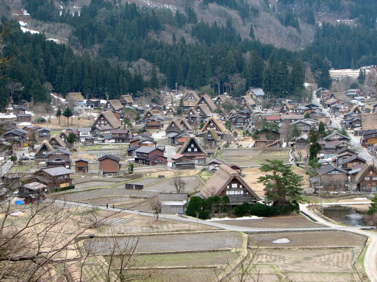 lang co Shirakawa-go Gifu Ogimachi Ainokura Suganuma kien truc nhat ban Gassho-zukuri