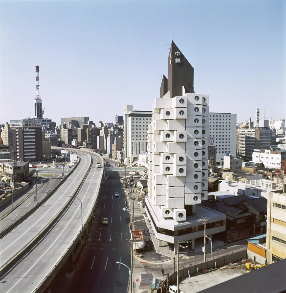 nakagin capsule tower kien truc metabolism chuyen hoa luan nhat ban