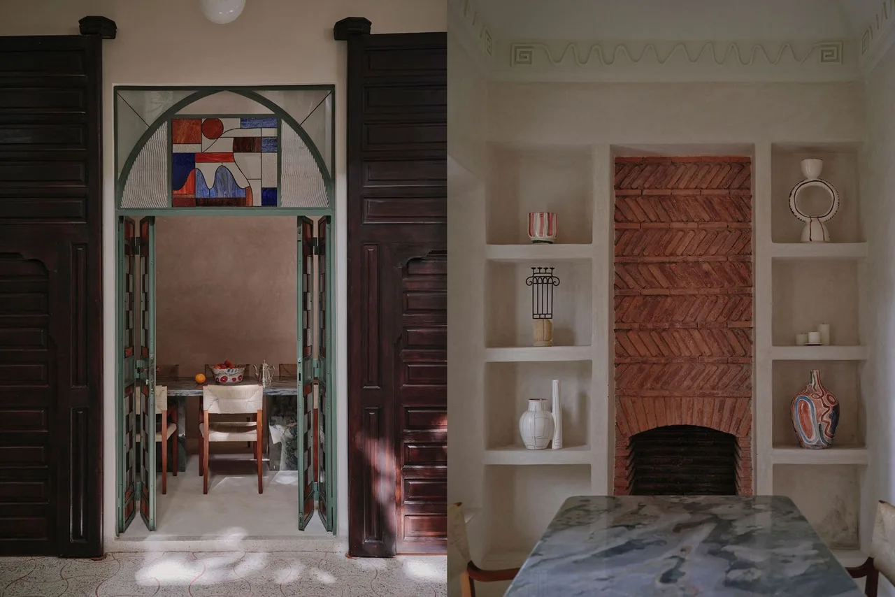 cua go kinh mau rosemary morocco marrakesh