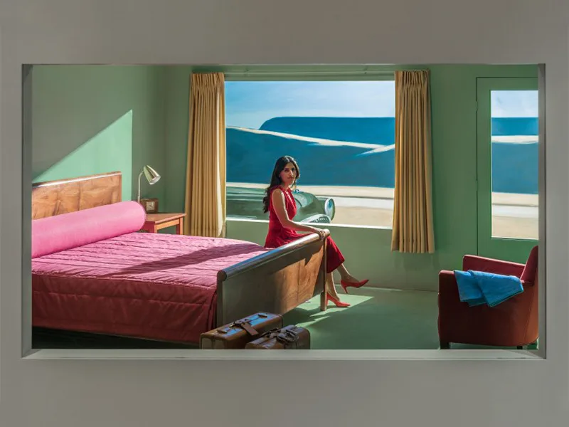 Western Motel - Tranh vẽ giữa đời thực