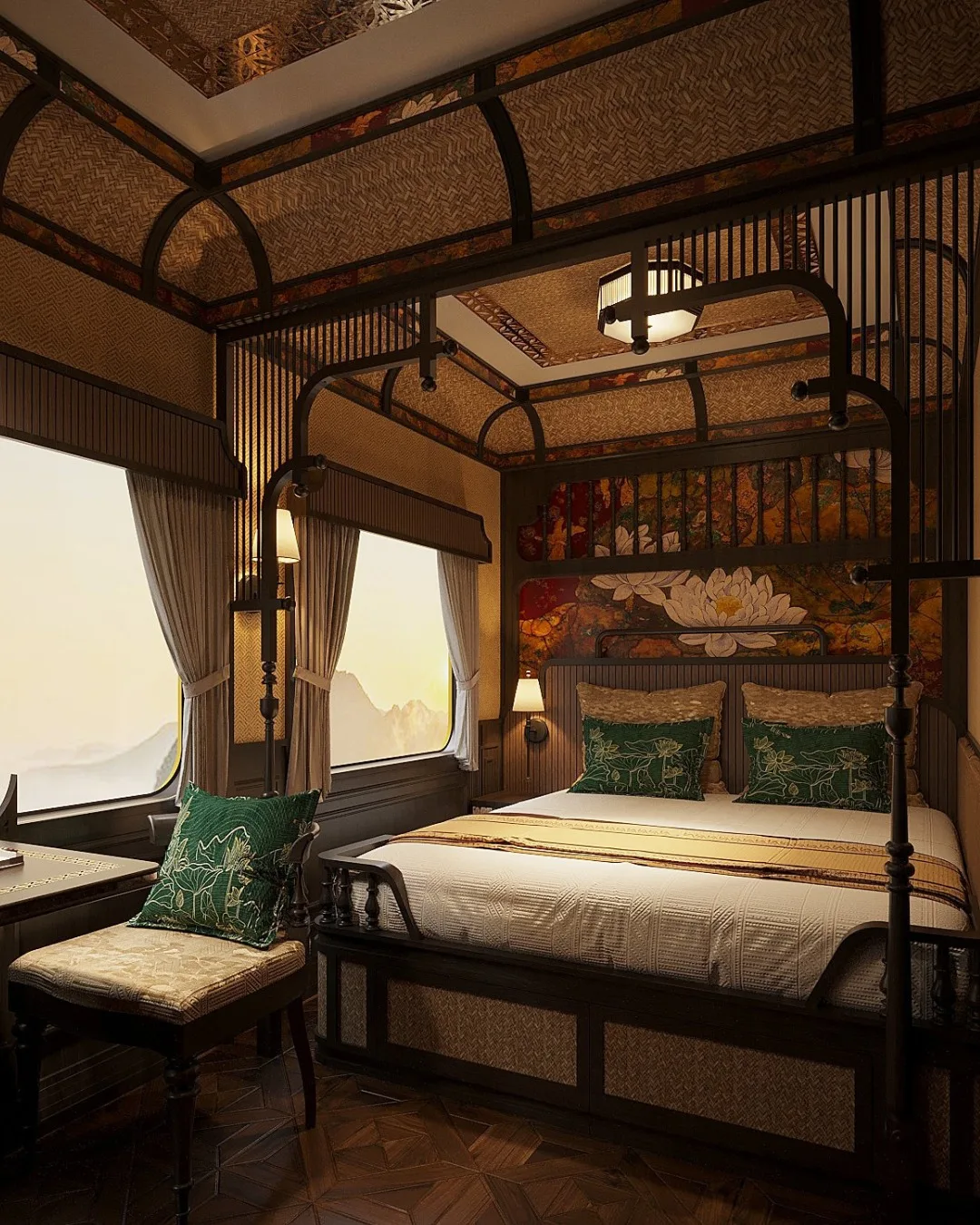 chuyen tau xa xi du lich thuong luu SJourney Vietnam Luxury Express phong ngu