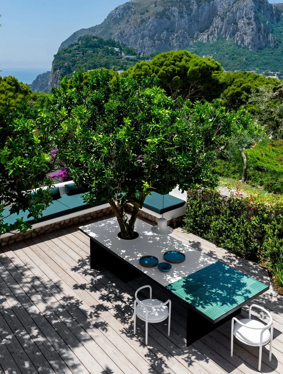 ban cong trong cay xanh ngoi nha Capri Giuliano Andrea dell'Uva Raffaele D'Alessio