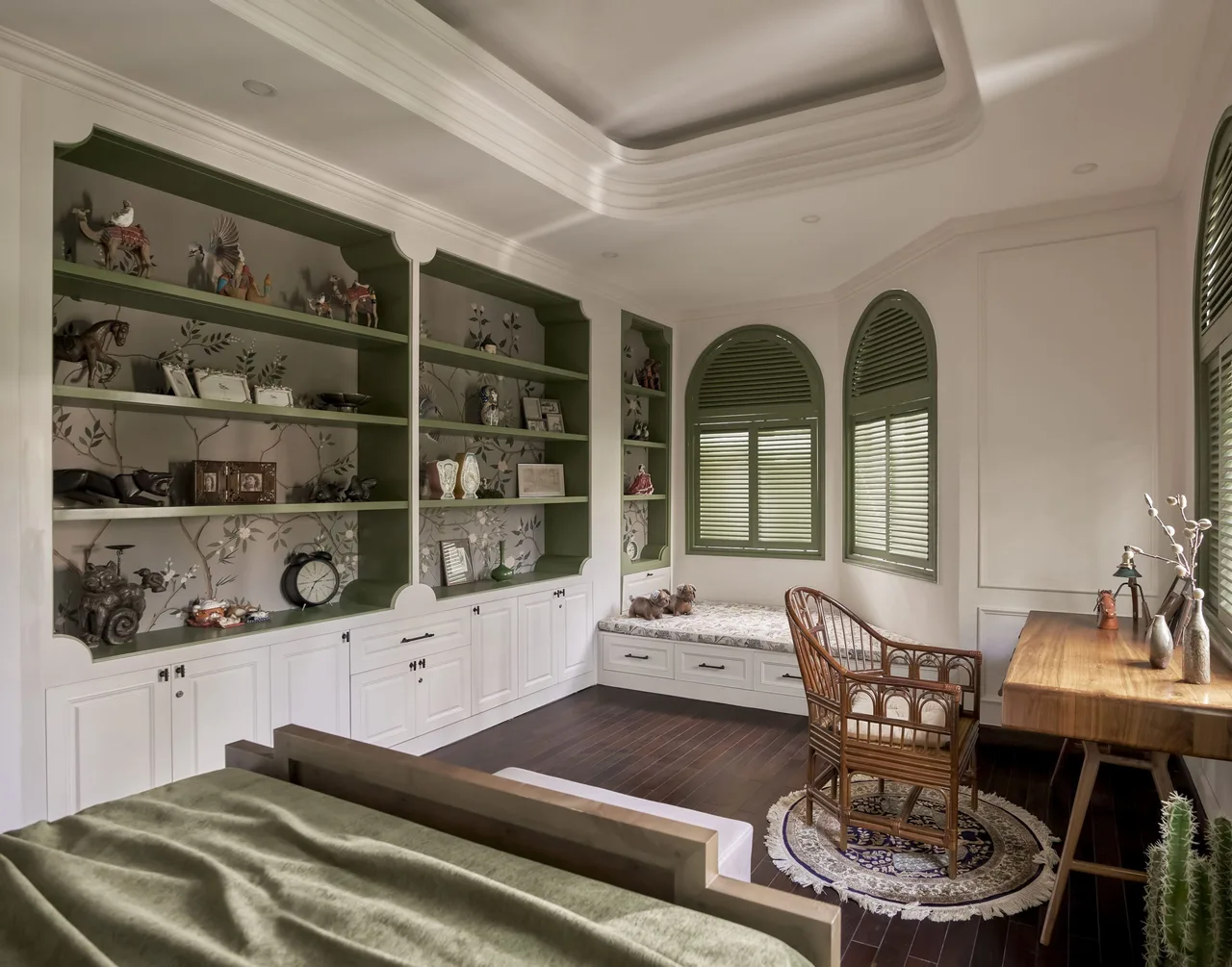 villa quan 7 phong cach indochine