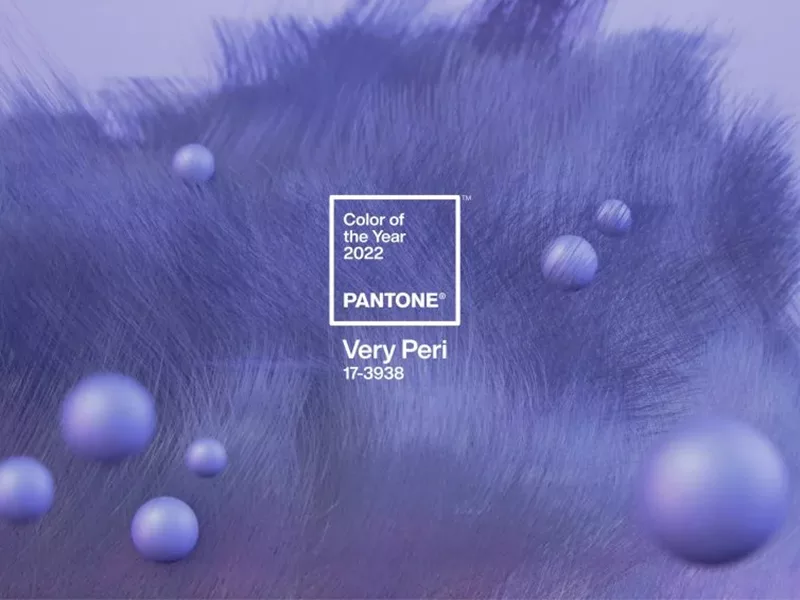 Pantone Very Peri - Tông tím sáng tạo của 2022