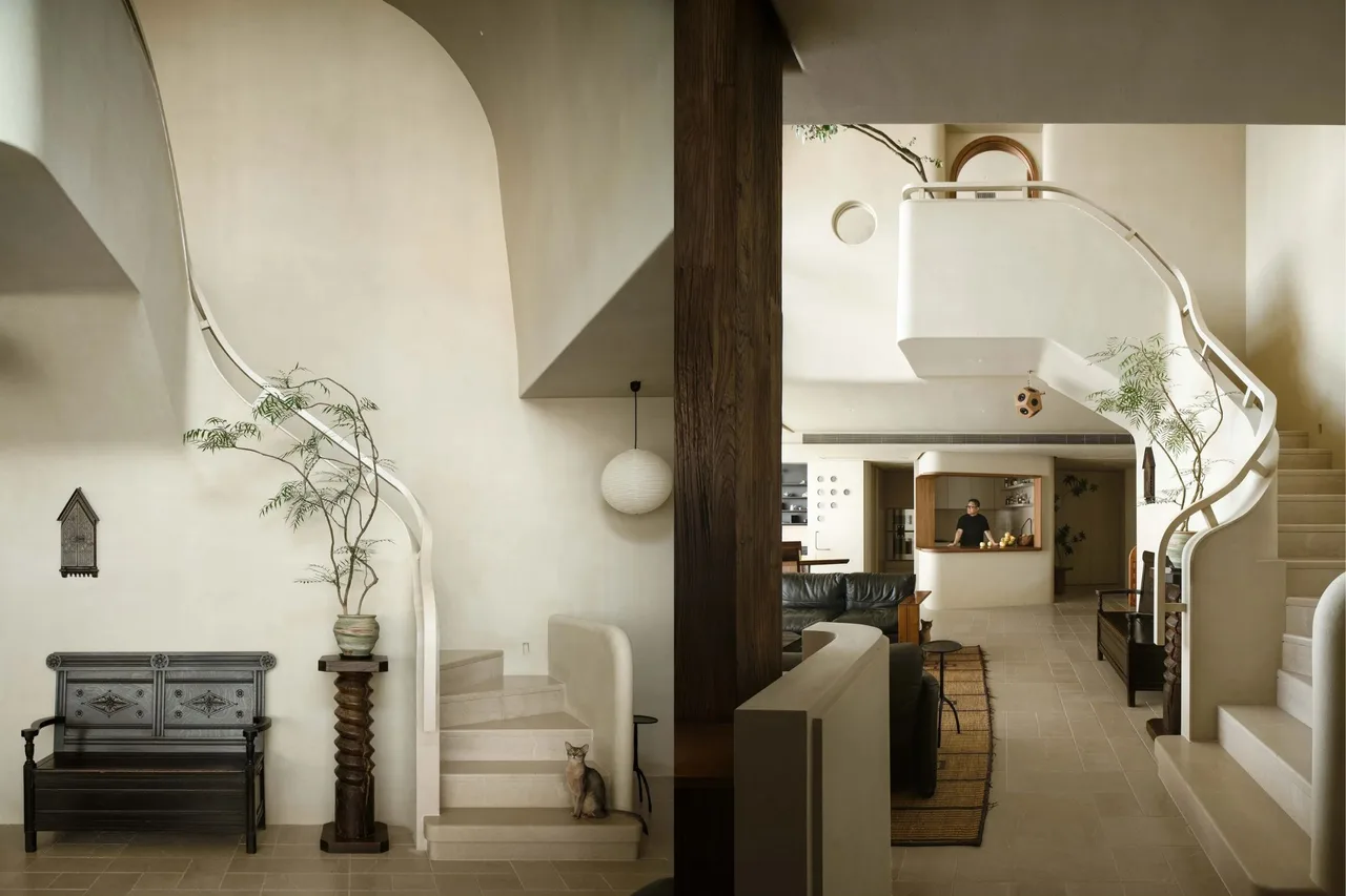 can ho duplex thong tang as wished Jade Simple Design noi that phong khach