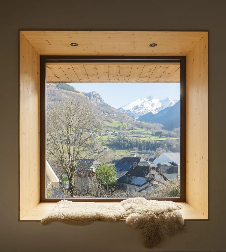 nha go Laruns Pyrenees Mesnil Architectures