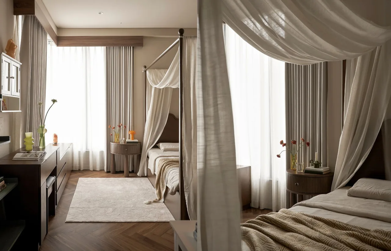 can ho sunwah pearl noi that san go parquet phong ngu tlinh