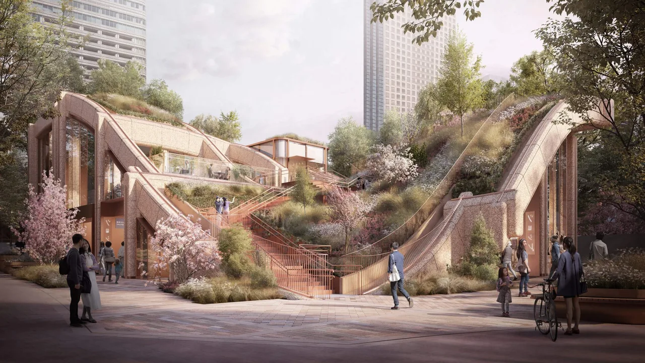 kien truc cong vien planted pergola heatherwick studio
