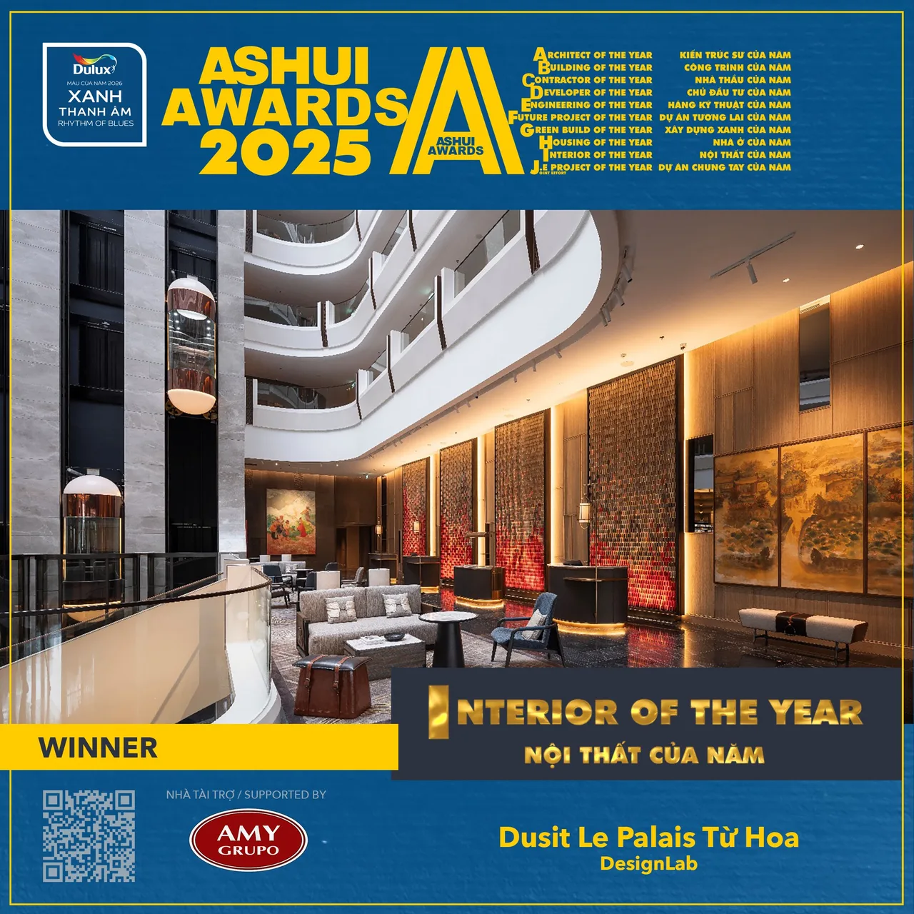 ashui awards 2025 noi that cua nam dusit le palais tu hoa