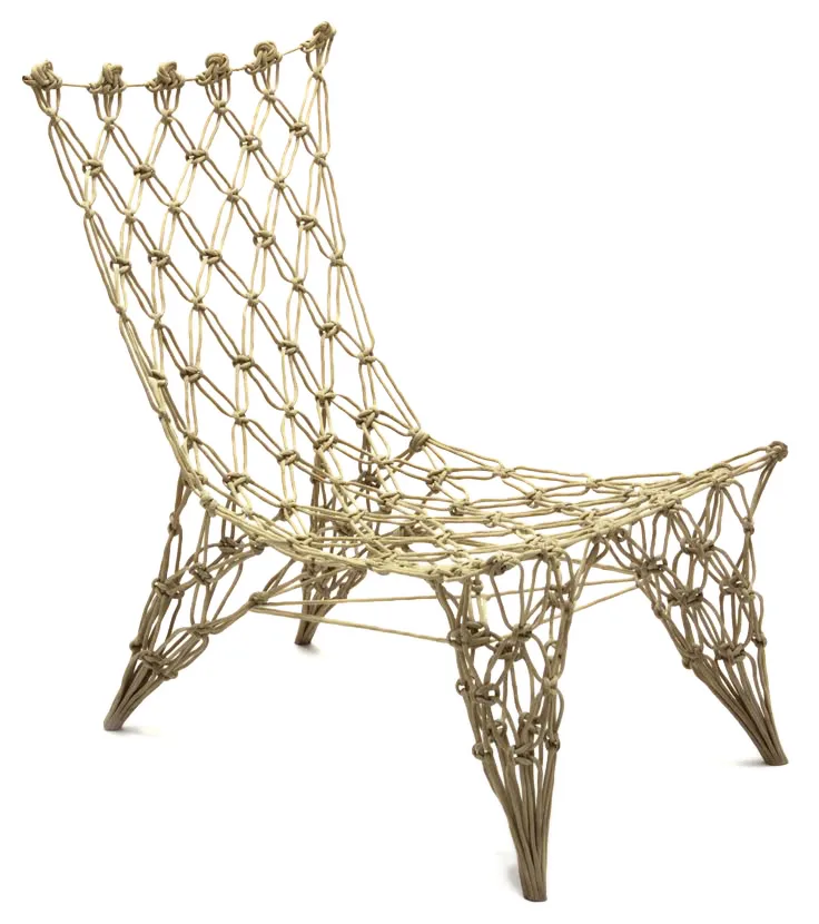 Knotted Chair do noi that ghe kim loai