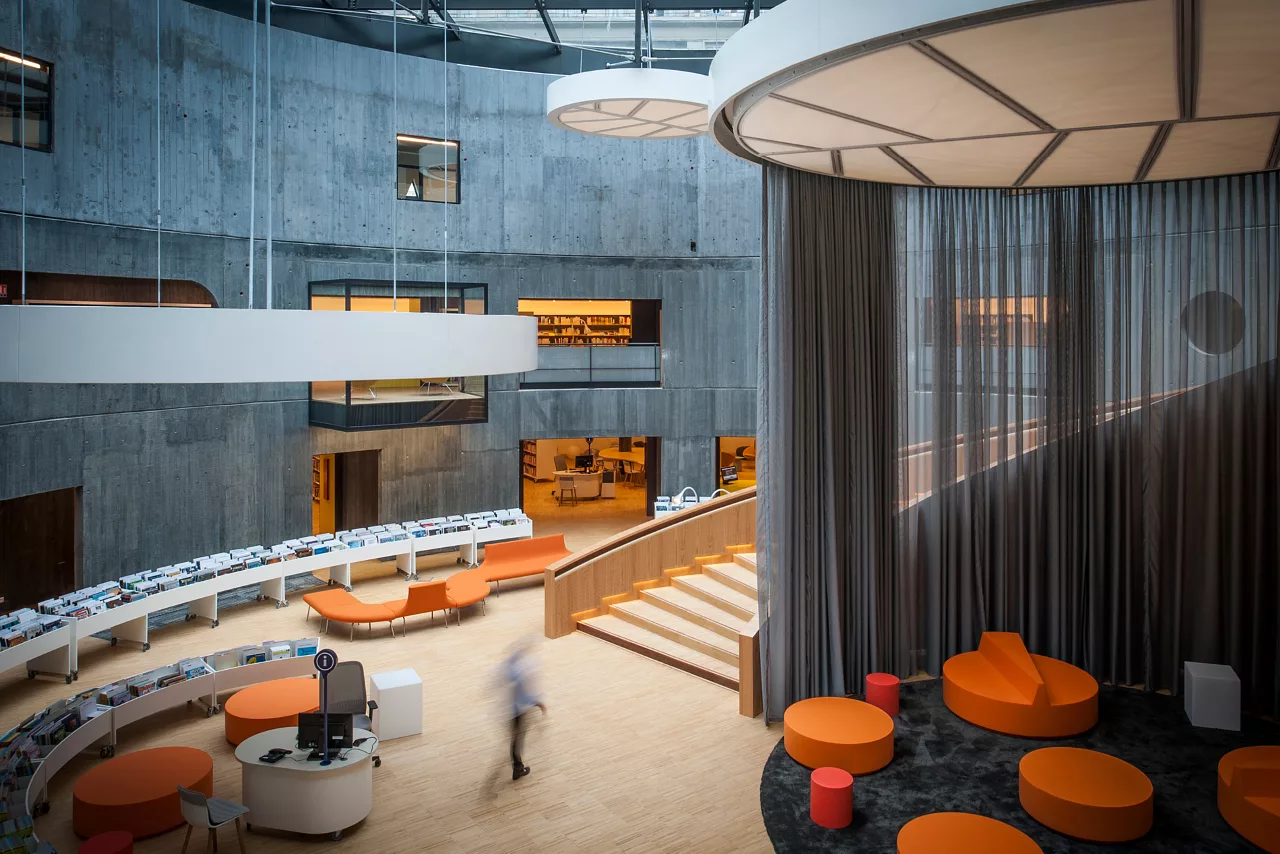 kien truc Oscar Niemeyer Library France