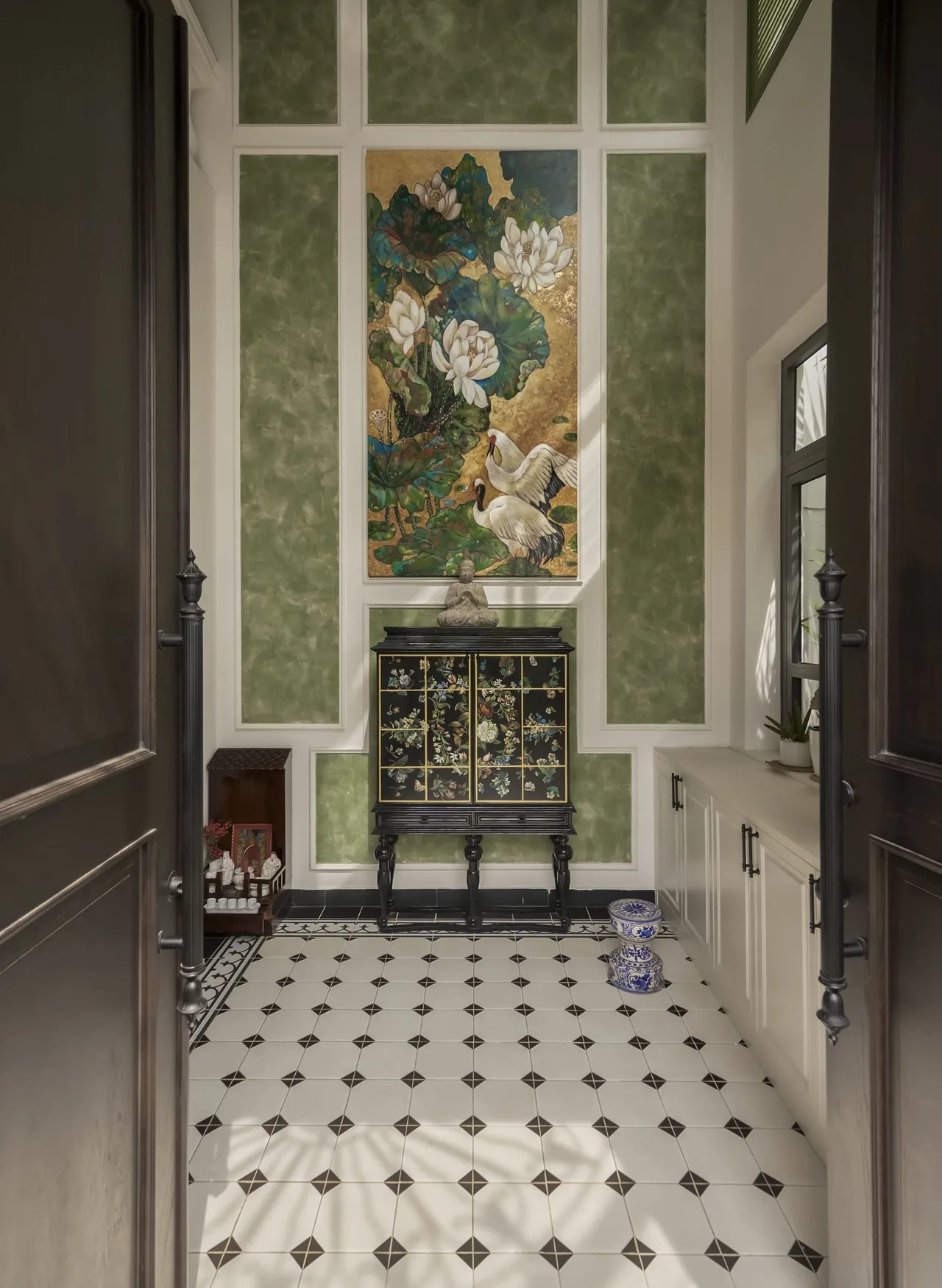 villa quan 7 phong cach indochine