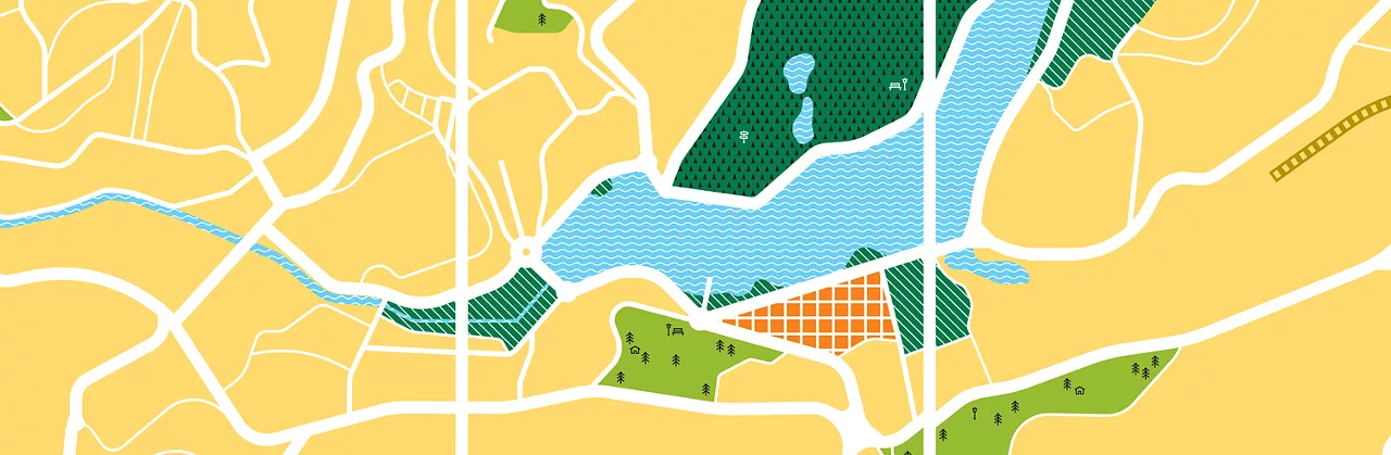 Dalat Art Map nền vàng nghe thuat